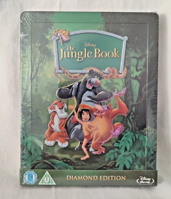 The Jungle Book Diamond Edition Blu-Ray Steelbook ( 1967 Version ) NEW & SEALED - Image 1 of 4
