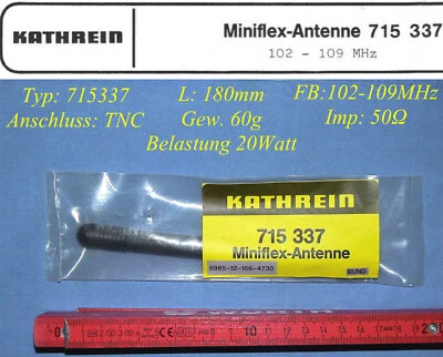 KATHREIN MINIFLEX Antenne Teleport Funk Flugfunk Wendel Betriebsfunk Amateurfunk - Bild 1 von 4