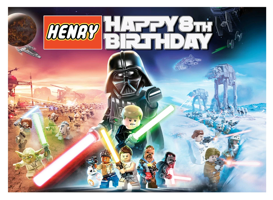 Lego Star Wars The Skywalker Saga Tarjeta de Cumpleaños Personalizada A5 Foto 1 de 1