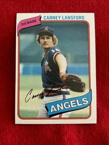 Carney Lansford Third Base California Angels 1980 Topps #337 - Bild 1 von 2