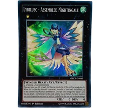 YUGIOH Lyrilusc - Assembled Nightingale MACR-EN043 Super Rare 1st Edition LP