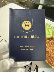 1967 Malaysia Mint Uncirculated Set - 1c-50c, Bank Negra - All Original - Picture 1 of 3