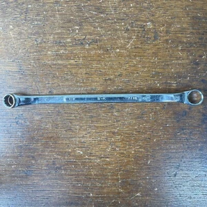 Vintage S-K, SK Wayne USA Tools B-1214- 3/8" x 7/16" Double Box End Wrench - Picture 1 of 9