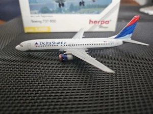 REDUZIERT ! DELTA Shuttle Boeing 737-800, Reg. N397DA,Herpa 1:400, OVP - Bild 1 von 4