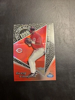 C54a 1999 Topps Tek #21b Greg Vaughn Cincinnati Reds￼￼￼,￼pattern￼ 24 - Image 1 of 2
