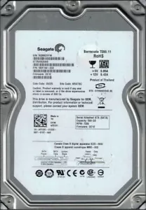 Disco duro Seagate 9BX144-033 500 GB 7,2 K RPM 3 Gbps SATA 3,5" LFF ST3500620AS - Imagen 1 de 1