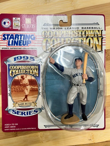 BABE RUTH Starting Lineup Cooperstown Collection 1995 Kenner New York YANKEES 3 Cover