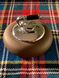 Stunning & Very Unusual Mini Curling Stone 3.5” diameter Superb heirloom quality - Picture 1 of 3