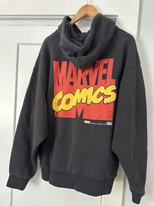 Kith X Marvel Comics Vintage Nelson Hoodie - Black - Size XL - Picture 1 of 4