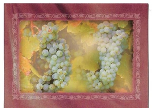 New BLANK CARD - approx 4 x 5.5" GRAPES w/Envelope - Picture 1 of 3