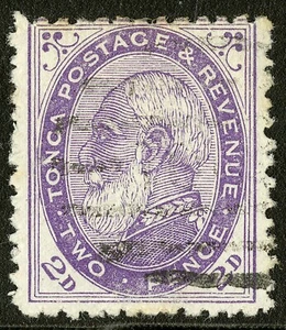 Tonga 1886-1892 Scott #2a USED Perf 12.5 Fine - Picture 1 of 2