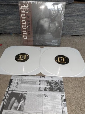 D'Angelo - VOODOO - Ltd Edition WHITE Color Vinyl 2 LP - EX Wax! Still in Shrink Foto 1 de 4