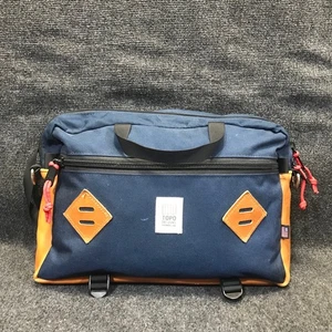 Sac à bandoulière / sac à dos messager convertible bleu marine/marron Topo Designs polyvalent - Photo 1/18