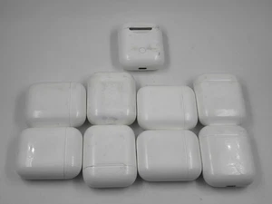 Lot of 9 Apple A1602 Charging Cases + AirPods - Used, Working - Picture 1 of 12