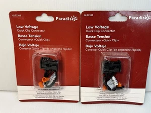 Lot of 2 Paradise GL22352 Plastic Black quick Clip Connector - Picture 1 of 1