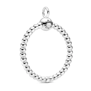 Pandora Medium Beaded O Pendant Charm Carrier 399106C00 - Picture 1 of 1