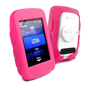 TUFF LUV Silicone Gel Skin Case Cover for Garmin Edge 520 / 520 Plus - Pink