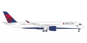 1:500 Herpa DELTA AIRBUS A350-900 Passenger Airplane Diecast Aircraft Model - Picture 1 of 1
