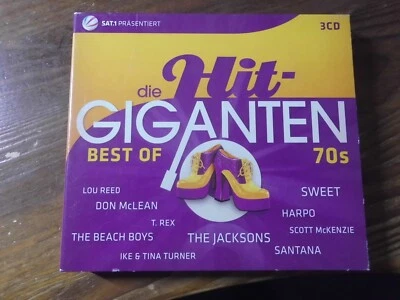 HIT-GIGANTEN 3CD: BEST OF 70s/SANTANA SWEET SMOKIE SAILOR CLOUT HAMMOND HARPO++ - Bild 1 von 4