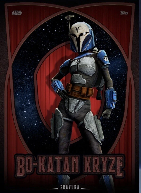 [DIGITAL] Topps Star Wars - Bo-Katan Kryze - Bravura 23 W1 - Red Base - Image 1 of 1