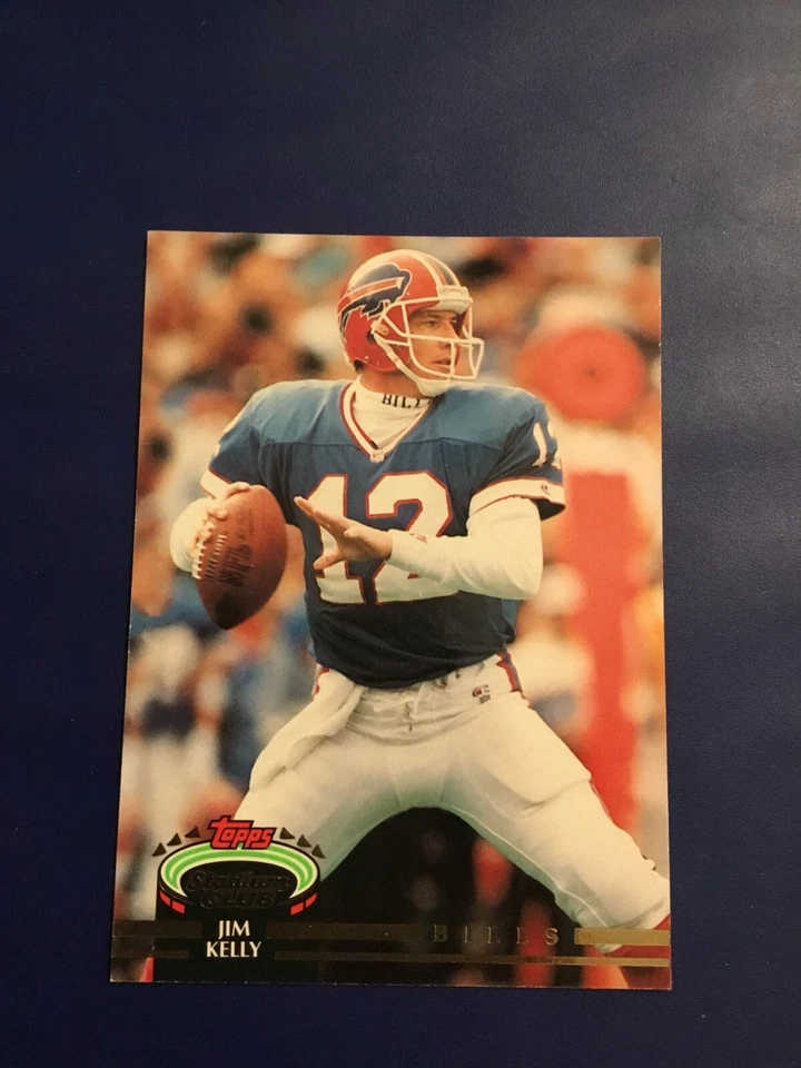 1992 Topps Stadium Club # 640 JIM KELLY Buffalo Bills Football Card ! - Image 1 of 1