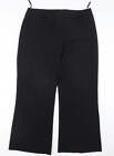 Florence + Fred Womens Black Polyester Trousers Size 14 L26 in Regular Zip