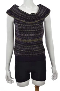 Suéter para mujer Lauren Ralph Lauren talla S cuello capucha púrpura camisa - Imagen 1 de 4