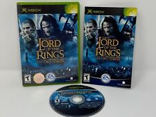The Lord of the Rings The Two Towers Xbox - Complete CIB AE Games Clean Disc !!