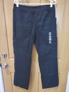 Cherokee Workwear Revolution Women's Mid Rise Moderate Flare Drawstring Scrub Pa - Picture 1 of 4