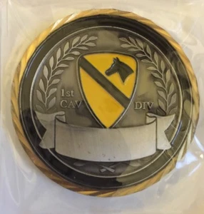 LA PRIMA SQUADRA! Moneta 1° Cavalleria Div RITORNO DALL'IRAQ Combattimento Esercito Sfida - Foto 1 di 5