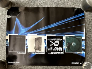 Vintage Warp / NOTHING Records Poster ~ Autechre Squarepusher Plaid 18x24 ~ NIN - Picture 1 of 6
