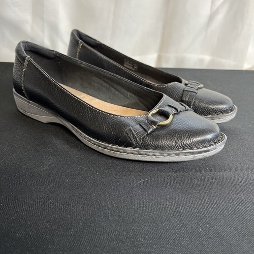 CLARKS Flats donna in pelle nera Clark's taglia 9 5 M