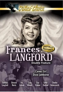CAREER GIRL + DIXIE JAMBOREE new dvd FRANCES LANGFORD DOUBLE FEATURE - Picture 1 of 1