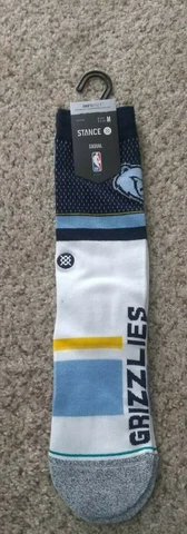 Brand New Stance Memphis Grizzlies Socks M 6-8.5 NBA Cover