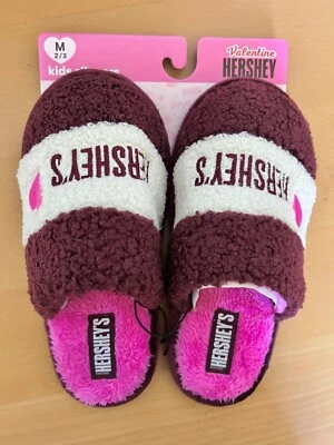 Hershey Hershey's Slip-On Sherpa Slippers Kids Youth Size 2/3 Shoes - Image 1 of 4