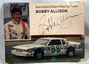 NASCAR #88 Bobby Allison Autographed Post Card - Picture 1 of 2