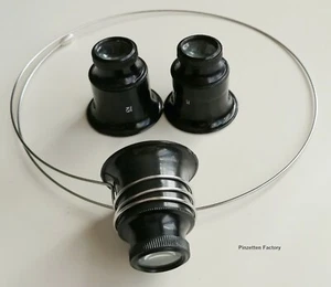 2er set oder Einzel  Okular Juwelier Augenlupe ,Uhrmacher Augenlupe(12x,15x 20x) - Bild 1 von 17