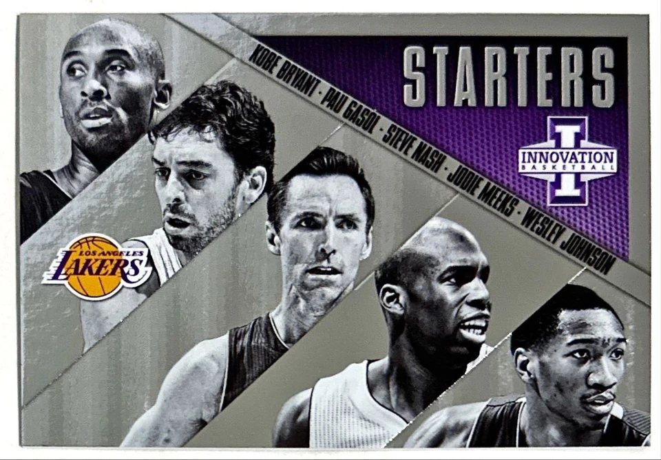 2013-14 Panini Innovation Lakers стартеры /? Kobe Bryant Pau Gasol Steve Nash 24 - Изображение 1 из 4