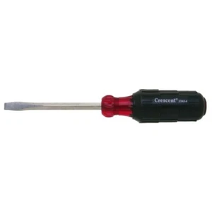 Crescent 2143-6 Round Shank Screwdriver 6" Long 5/16" Flat Tip, Cushion Grip USA - Picture 1 of 1