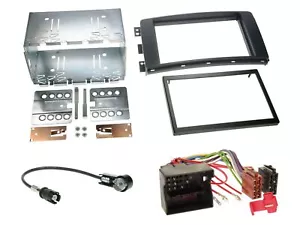 Einbauset Doppel DIN Autoradio für Smart ForTwo 07-10 ForFour 04-06 Quadlock - Bild 1 von 5