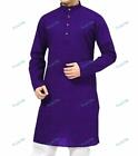 New Indian Traditional Wear Men Indian Ethnic Dress Mens Kurta Plain Shirt