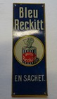 Bleu Reckitt  altes Türschild Reklameschild um 1910 Frankreich France