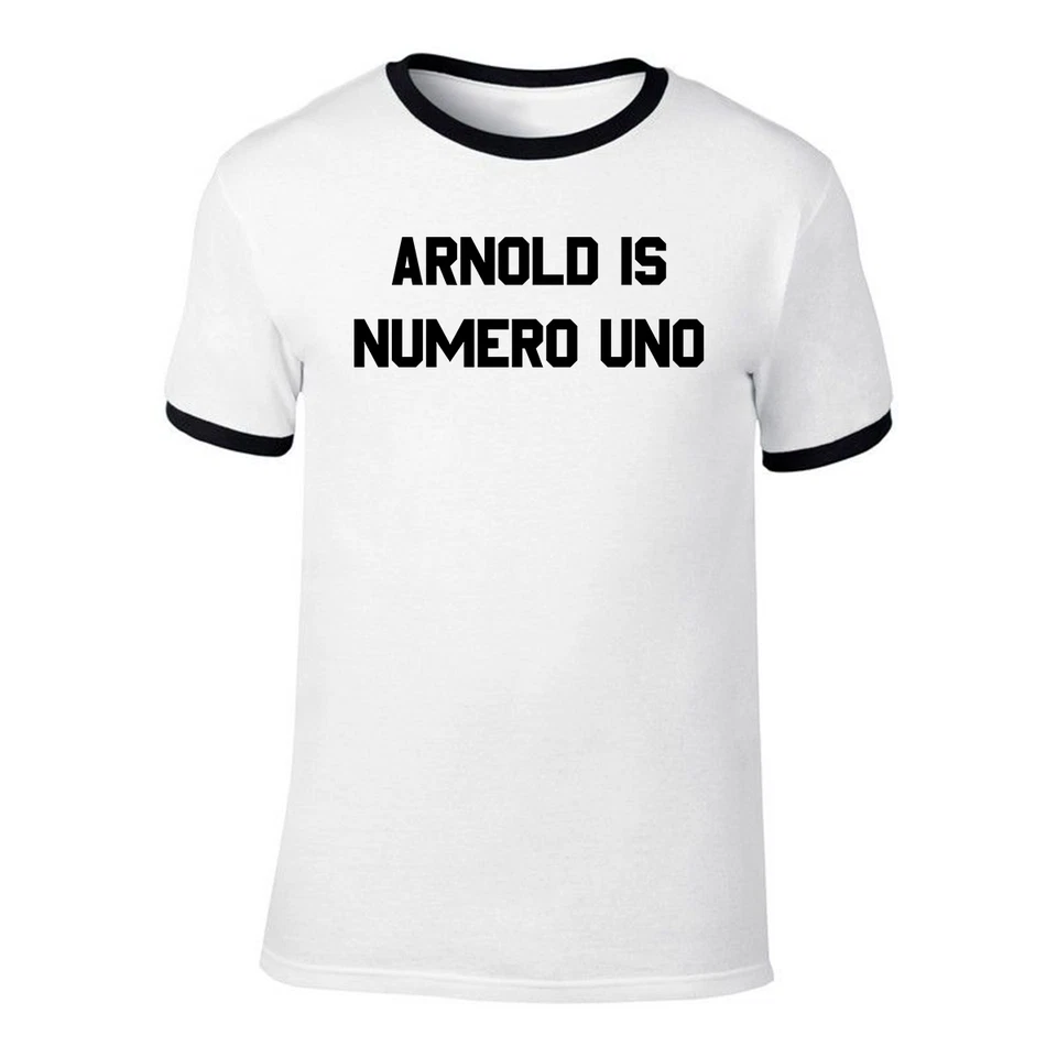 TIZZLE Arnold Is Numero Uno Ferro da pompaggio - T-shirt - da piccola a 3XL - Palestra Body Building