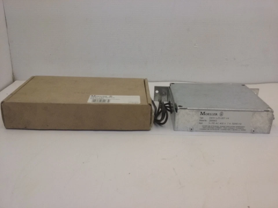 MOELLER DE51-LZ3-007-V4 RADIO INTERFERENCE FILTER, 400V 7A, NIB - Image 1 of 4
