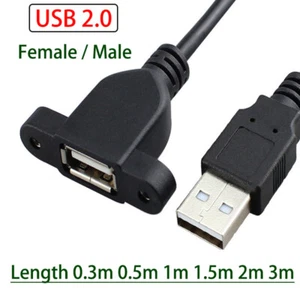 USB Interface Verlängerungskabel USB2.0 Buchse auf Stecker Adapterkabel 0,3m - 3m - Bild 1 von 12