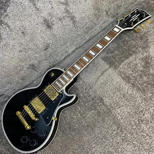 Grass Roots Les Paul Custom Black G-LPC-MINI Electric Guitar - Picture 1 of 7
