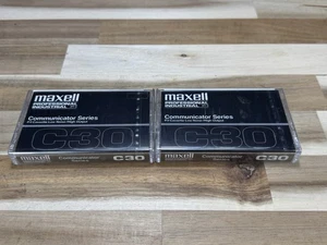 ✅New ✅#2 Maxell C30 Cassette Tape Professional Communicator Series P/I Low Noise - Picture 1 of 6