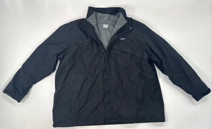 Chaqueta impermeable Columbia para hombre 5XT alta negra forro polar extraíble Omni Heat - Imagen 1 de 14