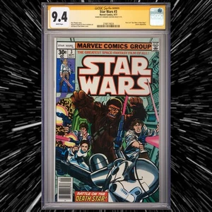 CGC 9.4 SS Star Wars #3 signed by Howard Chaykin 1977 WP - Picture 1 of 2