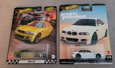 Hot Wheels Premium Car Culture BMW M3 Two Car Bundle - Image 1 of 4